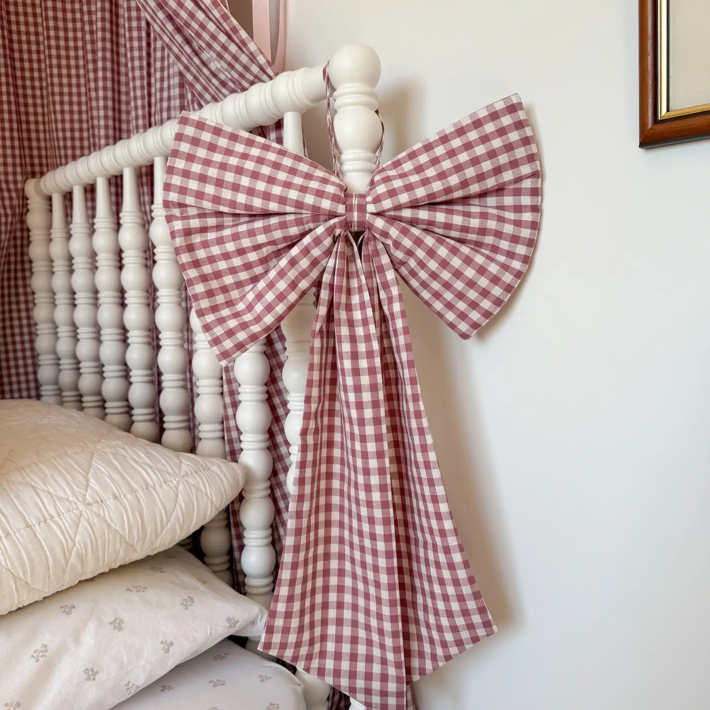 Winterberry Gingham Bow