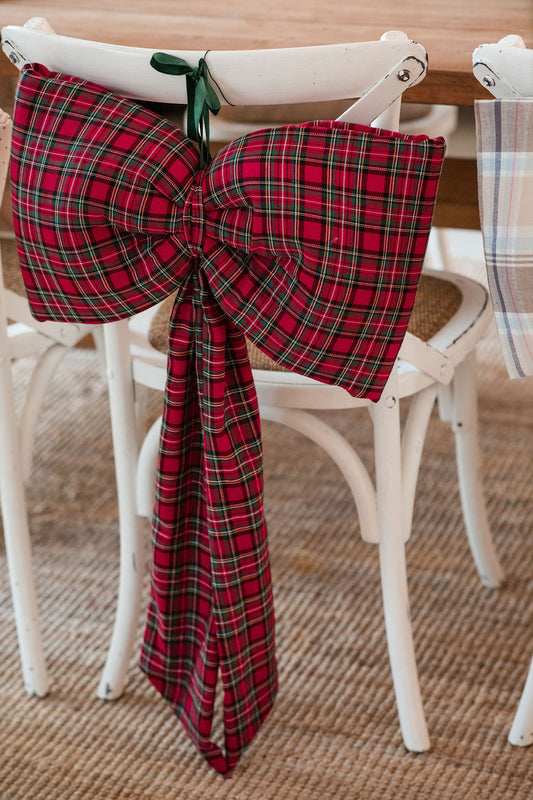 Tartan Large Bow