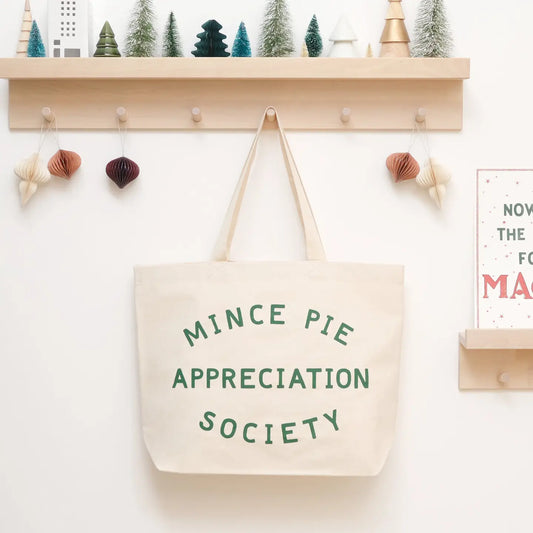 Mince Pie Appreciation Bag (Natural)