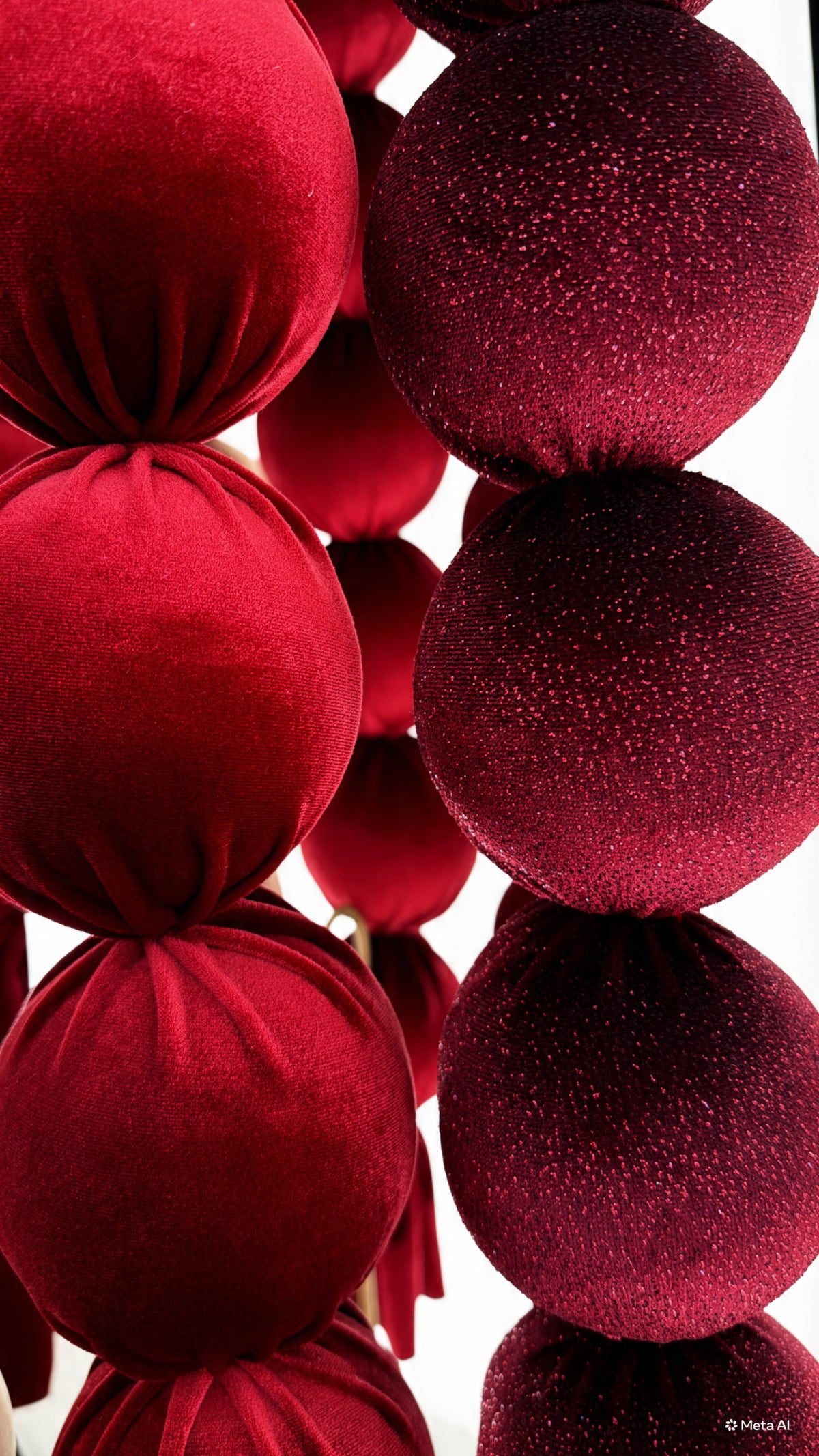 Pearl Garlands 8cm Balls