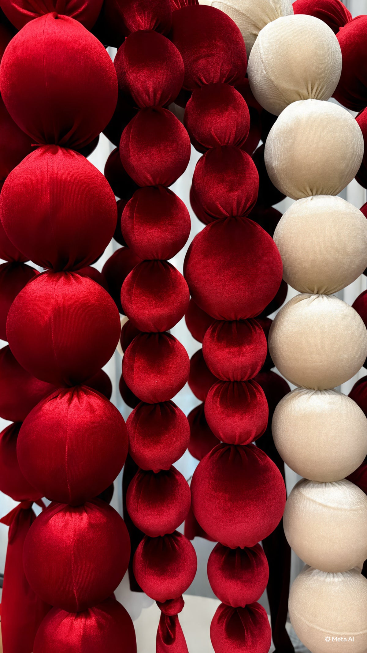 Pearl Garlands 8cm Balls