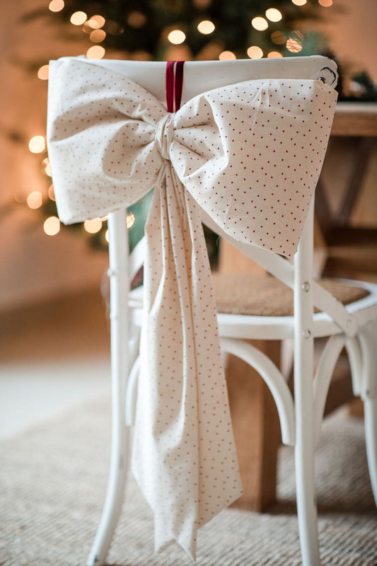 Red Starry Bow Large